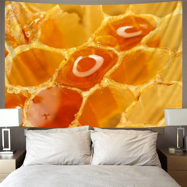 
Geometric Tapiz Psychedelic Wall Tapestry Vortex Tapestries Honey Home Tapestrys Honeycomb Tenture Mandala
                