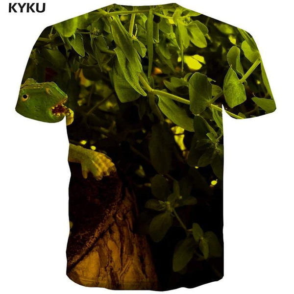 
Plant T shirts Men Green Tshirts Casual Animal Tshirts Novelty Halloween Tshirt Printed - KYKU
                