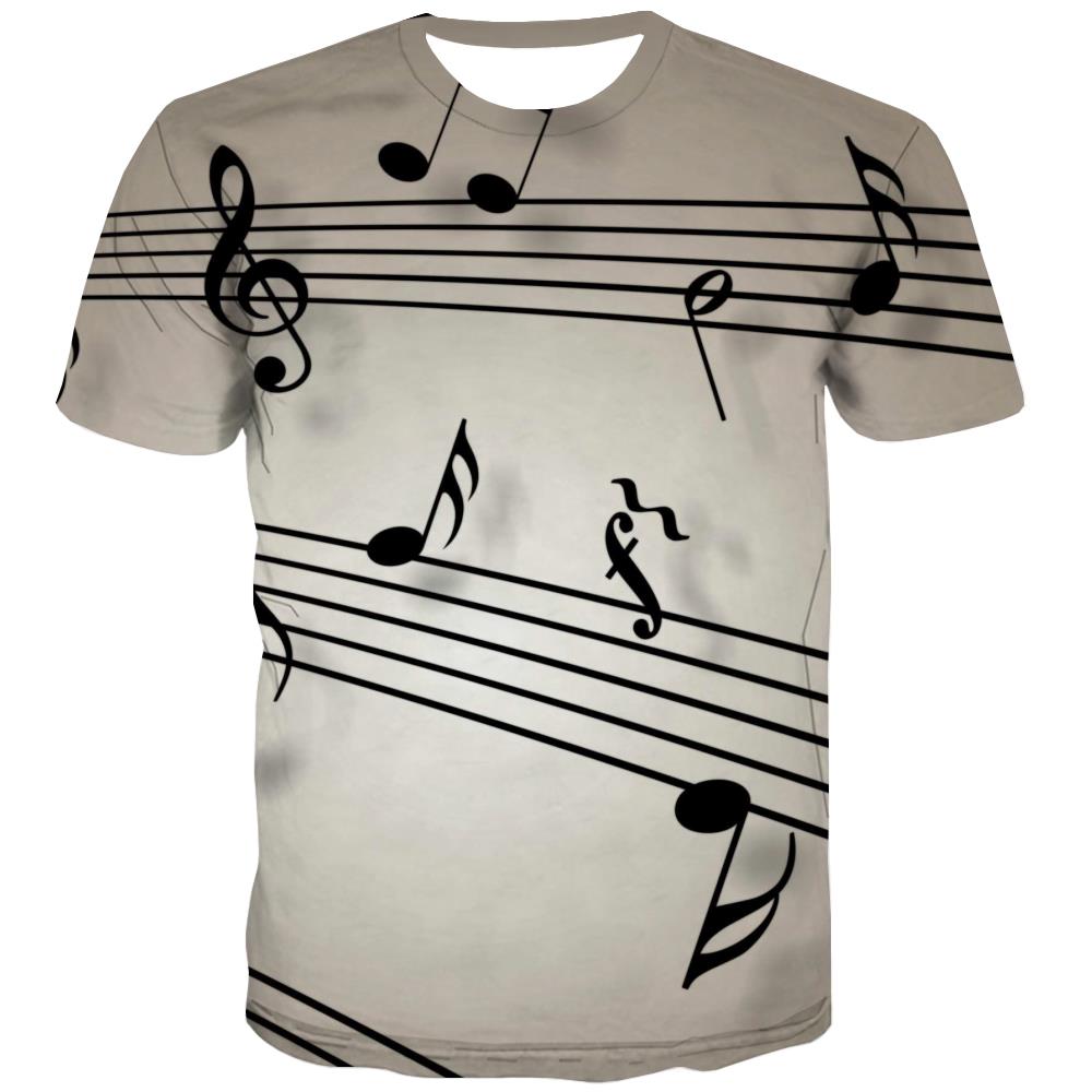 Music T shirts Men Instrument T shirts Funny Retro Tshirt Anime Electronic Tshirts Cool