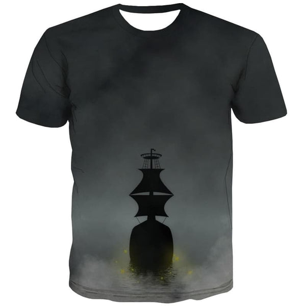
Pirate T-shirt Men Sail Tshirts Casual War Funny T shirts Ocean Shirt Print
                
