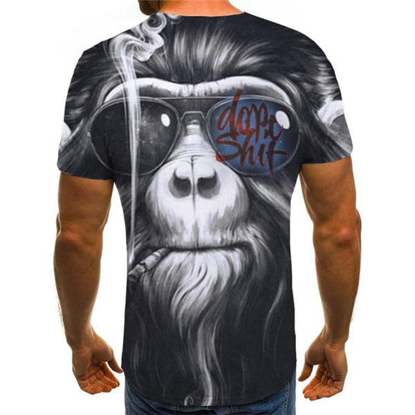 
Orangutan T shirt Men Animal Tshirts Casual Hip Hop Tshirt Printed Short Sleeve
                