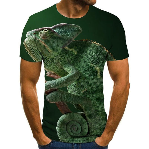
Lizard T-shirt Men Animal T-shirts 3d Harajuku Tshirts Casual Funny Anime Clothes
                