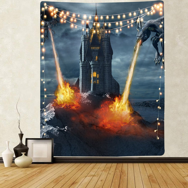 
lion Tapiz animal Wall Tapestry Beast Rug Wall wild Tenture Mandala Decor
                