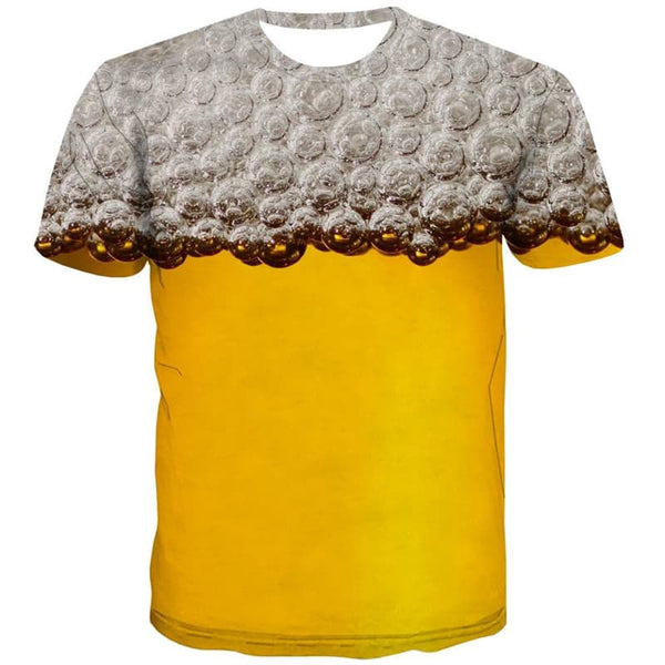 
Beer T shirt Men Novel Funny T shirts Hip Hop T-shirts 3d Harajuku Shirt Print
                