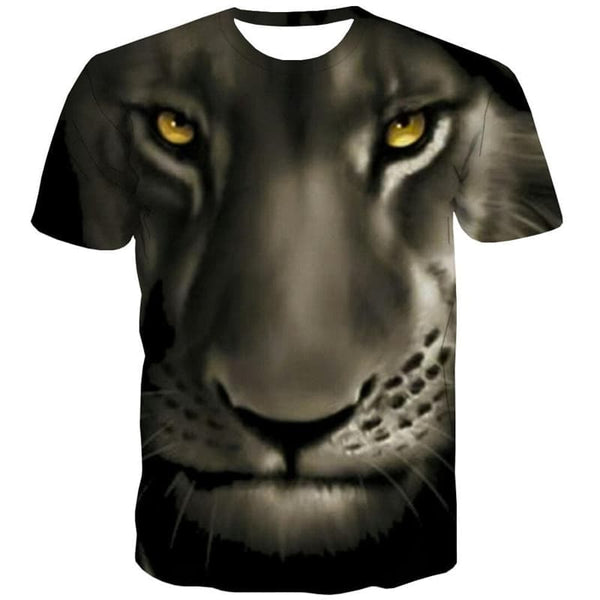 
Lion T shirt Men Animal T-shirts 3d Street Funny T shirts Casual Tshirt Printed
                