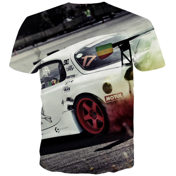 
Racing Car T-shirt Men Metal Tshirts Cool City T-shirts 3d Gray Tshirt Anime Retro Tshirt Printed
                