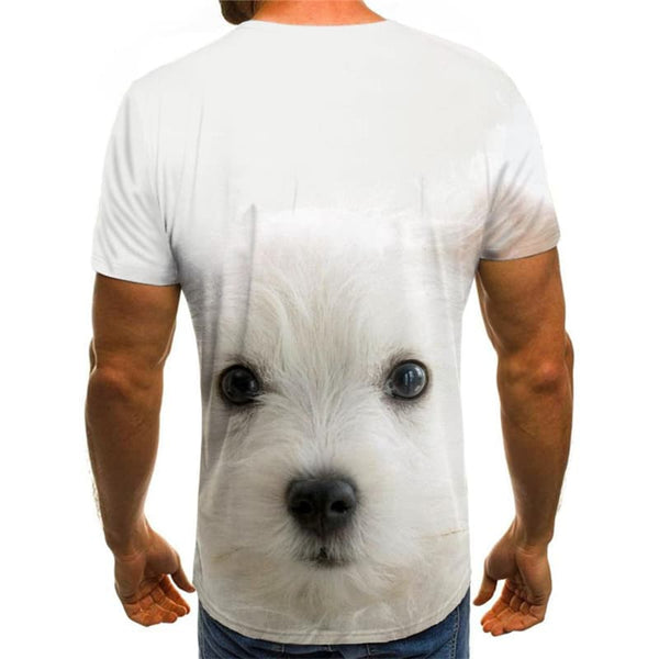 
Animal T shirts Men White Tshirts Novelty Harajuku Tshirts Cool Lovely T-shirts 3d
                