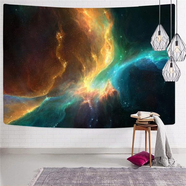 
Galaxy Tapiz Space Tenture Mandala Universe Wall Tapestry Colorful Tapestries
                