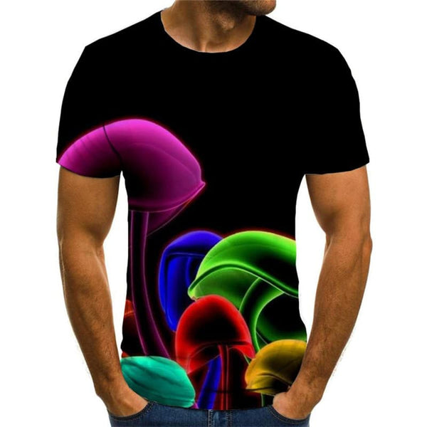 
Colorful T-shirt Men Art Funny T shirts Retro Tshirt Printed Gradient Anime Clothes
                
