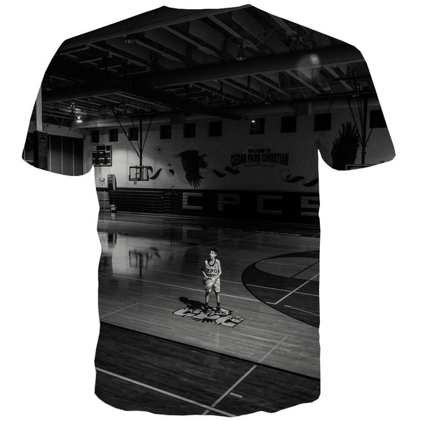 
Basketball T shirts Men Night View Tshirts Cool Galaxy Tshirts Casual City Tshirts Novelty
                
