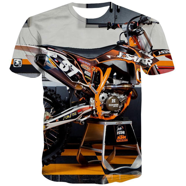 Motocross T shirts Men motorcycle Tshirt Printed Offroad Tshirts Cool - KYKU