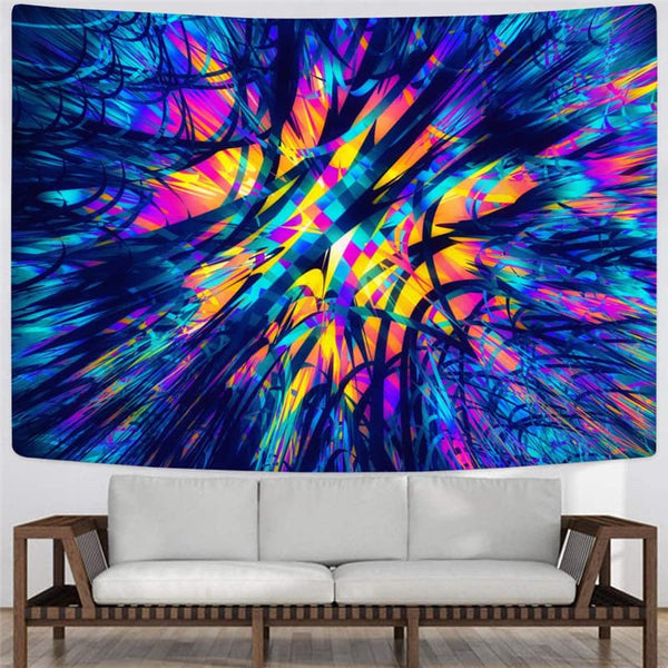 
Geometric Tapiz Psychedelic Home Tapestrys Vortex Rug Wall Color Wall Tapestry
                