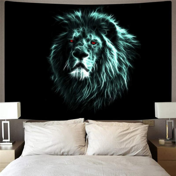 
Lion Tapestry Animal Tenture Mandala Anime Home Tapestrys Black Tapestries Harajuku Wall Tapestry
                