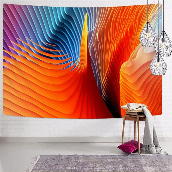 
Abstract Tapiz Colorful Wall Tapestry Dizziness Home Tapestrys Funny Tenture Mandala
                