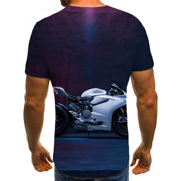 
Motorcycle T shirt Men Hip Hop Tshirts Casual Gothic Anime Clothes Rock Tshirt Printed
                
