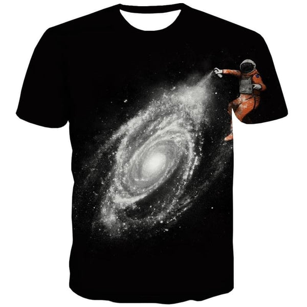 
Astronaut T shirt Men Galaxy Shirt Print Space Anime Clothes Black T-shirts 3d
                