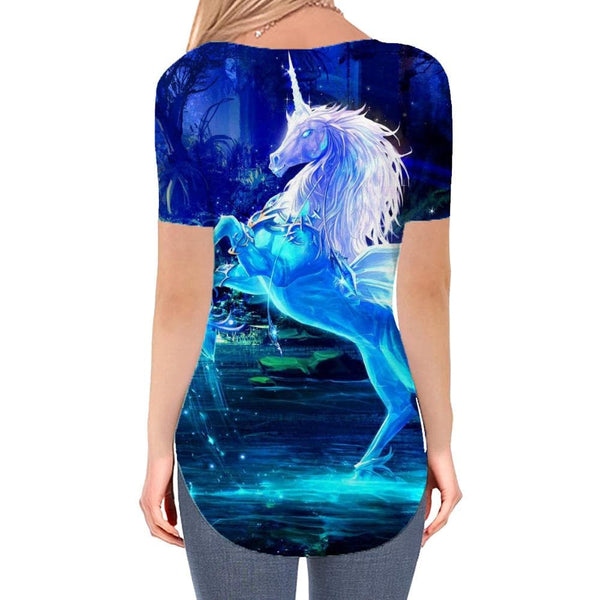 
Horse T Shirt Women Animal Funny T shirts Painting V-neck Tshirt Harajuku Shirt Print
                