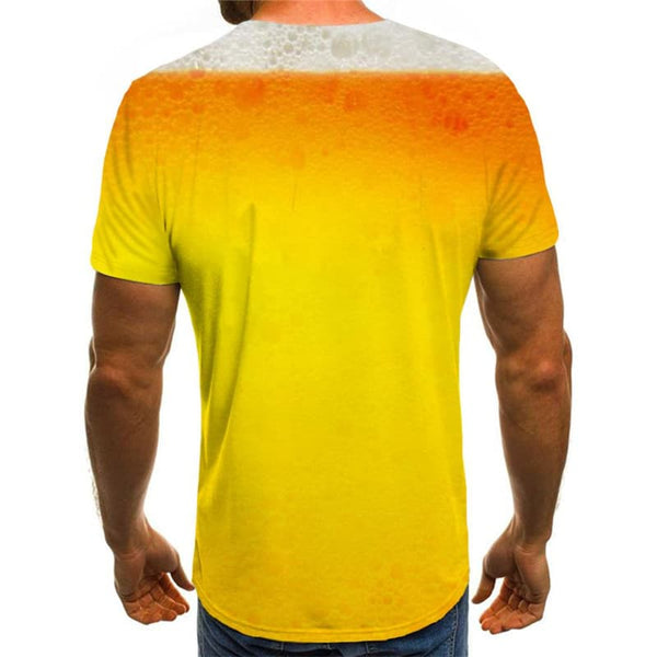 
Beer T-shirt Men Novel Shirt Print Gradient Anime Clothes Haraj Tshirts Casual
                