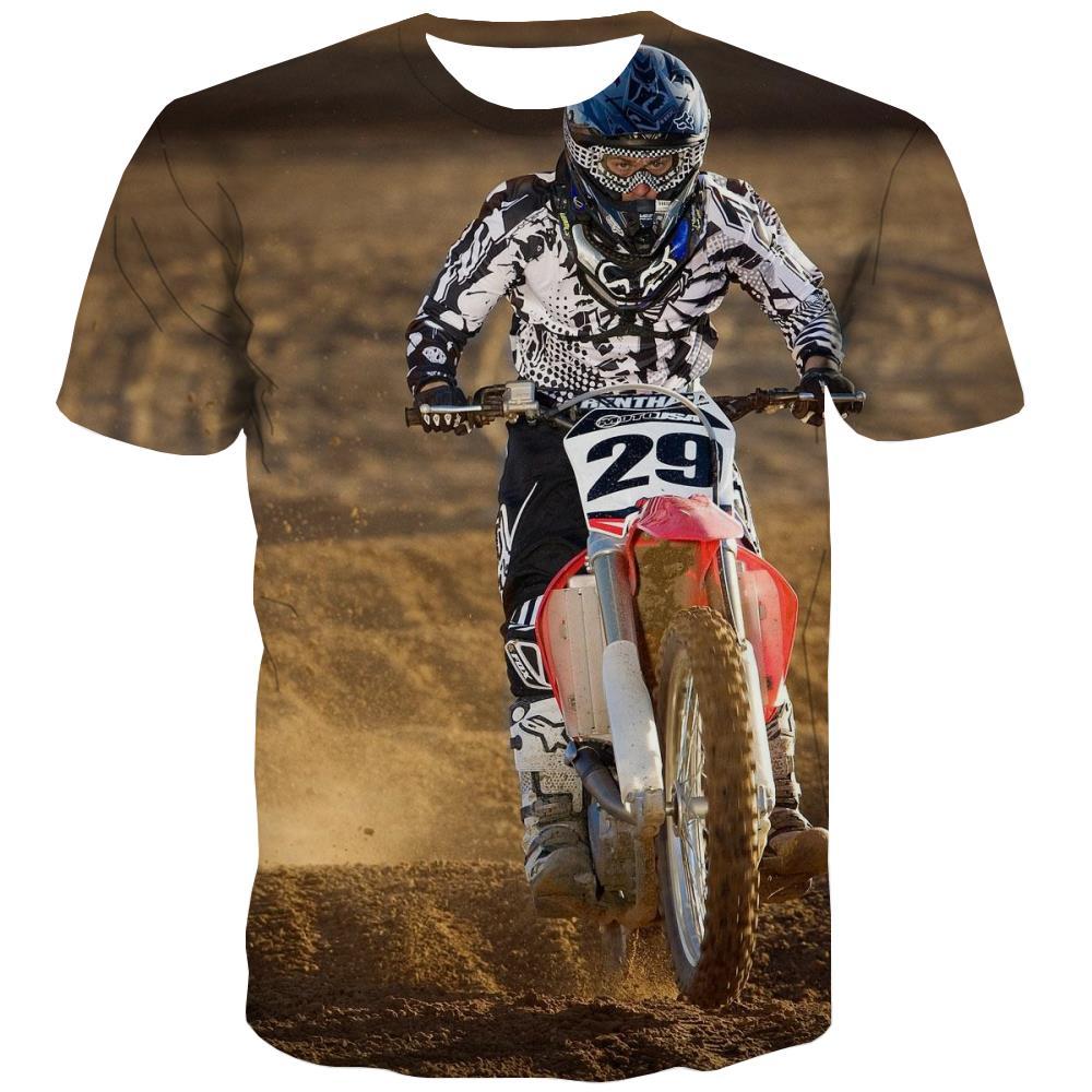 Motocross T shirts Men motorcycle Shirt Print Offroad Tshirts Novelty - KYKU