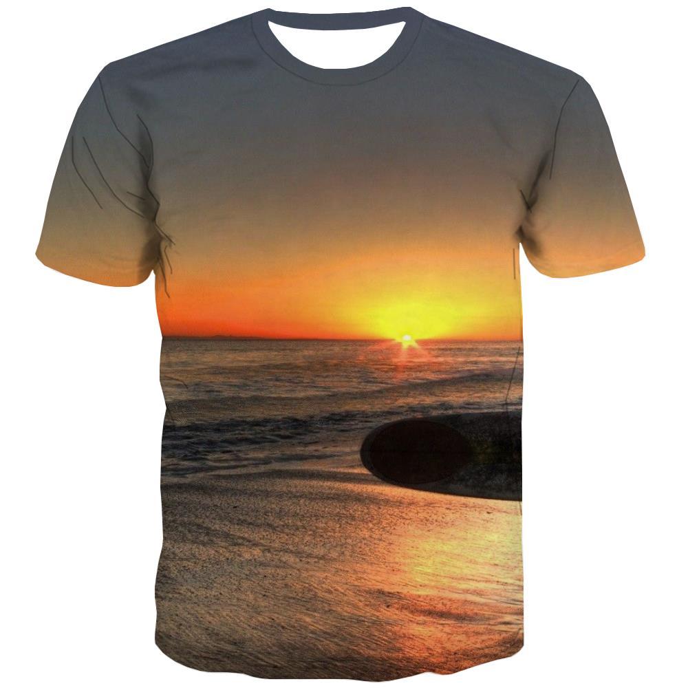 surf T-shirt Men The sea T-shirts 3d sport T-shirts Graphic Cool Tshirts Casual - KYKU