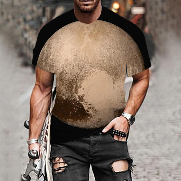 
Pluto T shirt Men Retro Tshirt Printed Harajuku Shirt Print Mens Clothing
                