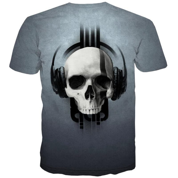 
Skull T shirt Men Music T-shirts 3d Party Tshirt Printed Hip Hop Tshirts Casual
                