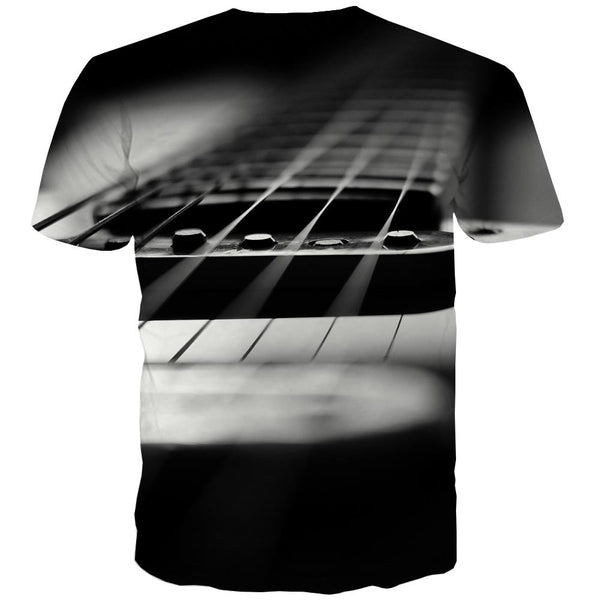 
Guitar T-shirt Men Music Tshirt Printed Wooden Shirt Print Metal Tshirt Anime
                