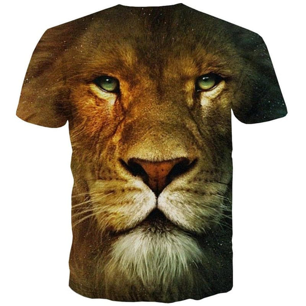 
Lion T-shirt Men Animal Anime Clothes Galaxy Tshirt Printed Funny Tshirts Casual
                