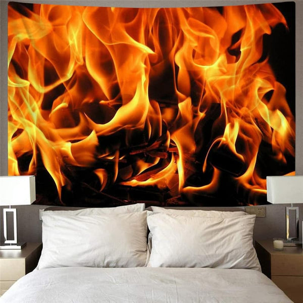 
Flame Tapestry Harajuku Tapestries Street Home Tapestrys Wall Hanging Boho decor
                