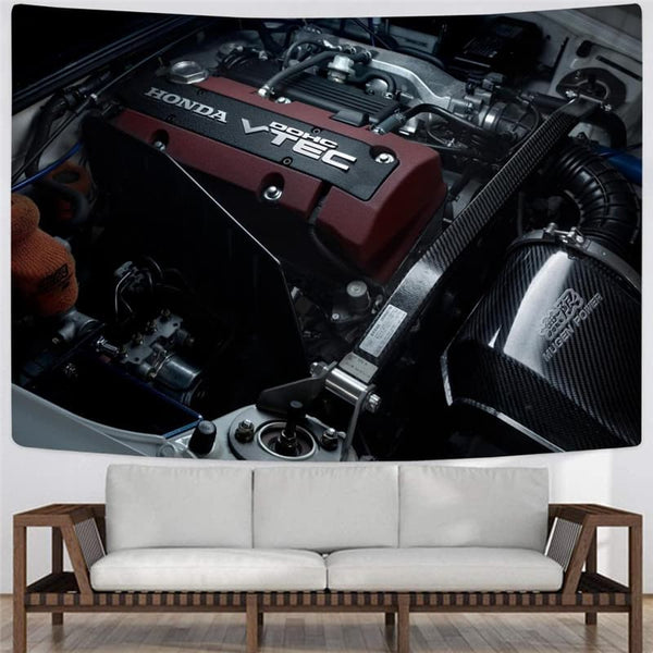 
Metal Tapestry Engine Tapestries Gear Rug Wall Moteur Home Tapestrys Decor
                