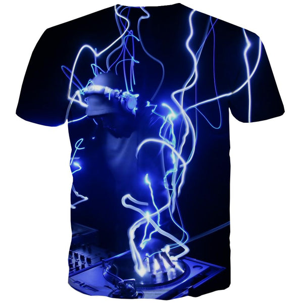 
Music T shirts Men Instrument T-shirts 3d Retro Tshirts Cool Electronic Shirt Print
                