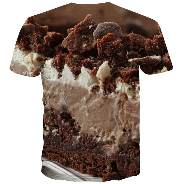 
Sweet T-shirt Men Gourmet T shirts Funny Icecream Tshirt Anime Colourful T-shirts 3d
                