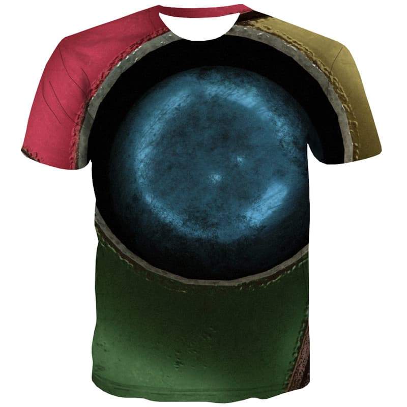 Colorful T shirts Men Abstract Tshirts Cool Psychedelic Tshirt Printed Street Tshirt Anime Leisure Tshirts Casual - KYKU