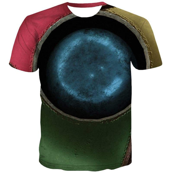 Colorful T shirts Men Abstract Tshirts Cool Psychedelic Tshirt Printed Street Tshirt Anime Leisure Tshirts Casual - KYKU
