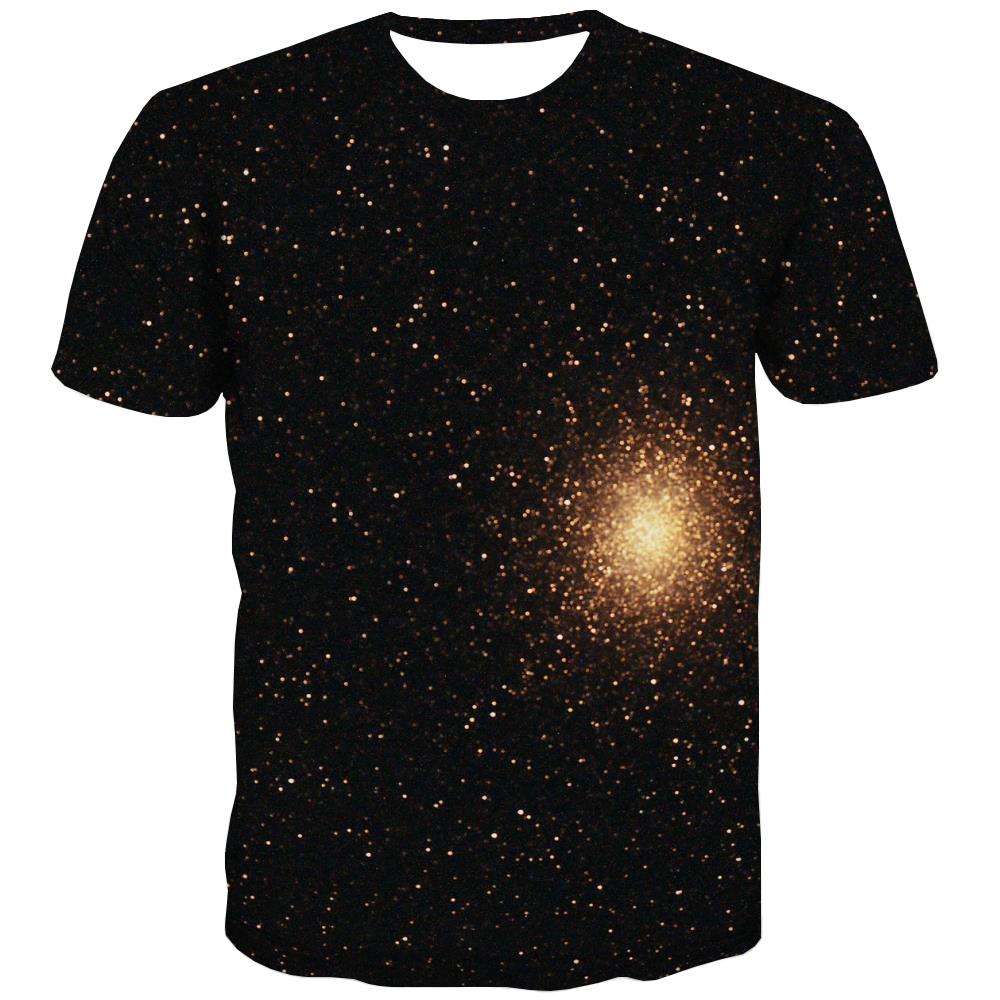 Galaxy T shirts Men Planet Shirt Print Starry Sky Tshirt Anime Colorful Tshirts Novelty Harajuku T-shirts 3d