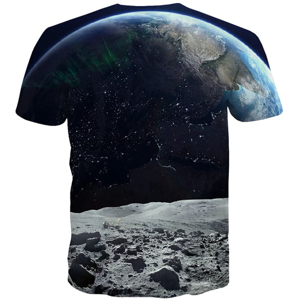 
Galaxy T-shirt Men Space T shirts Funny World Globe T-shirts Graphic Astronaut Shirt Print Universe Tshirt Printed
                