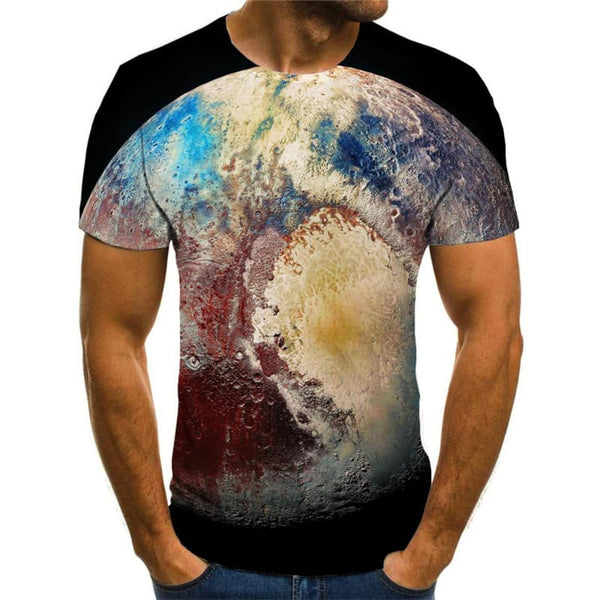 
Pluto T-shirt Men Retro Anime Clothes Colorful T-shirts 3d Harajuku Tshirts Casual
                