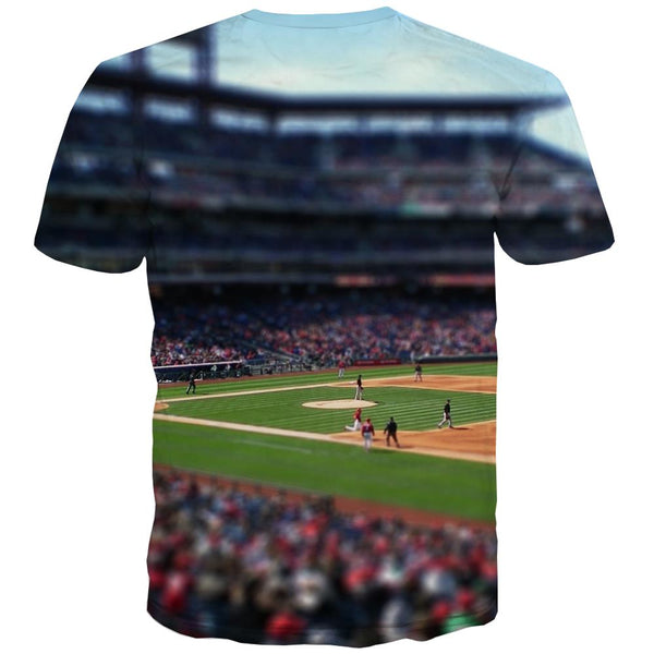 
Baseball T-shirt Men Stadium Tshirt Printed Game T-shirts 3d White T-shirts Graphic
                