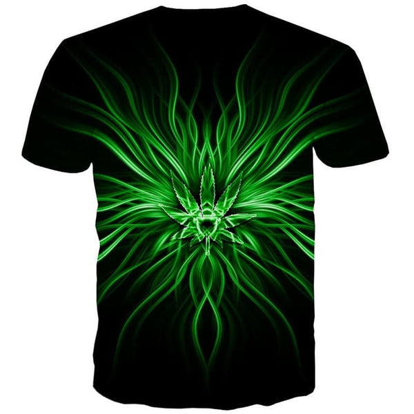 
Weeds T shirt Men Abstract Shirt Print Green Tshirts Casual Harajuku T-shirts 3d
                