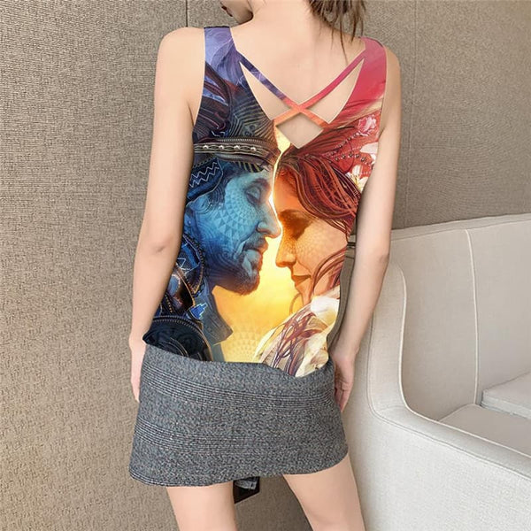 
Indios Tank-Top women Lovely Sleeveless 3d Womens Clothing Streetwear Camisole
                
