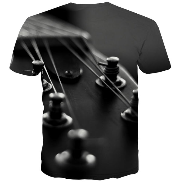 
Guitar T shirts Men Music T-shirts 3d Wooden Tshirt Anime Metal Tshirts Cool
                