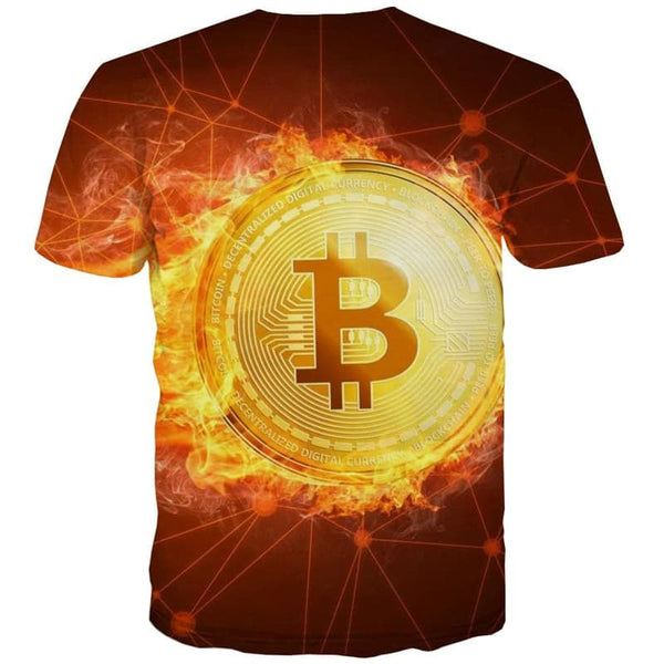 
Bitcoin T shirt Men Retro Shirt Print Galaxy Funny T shirts Abstract Tshirts Casual
                