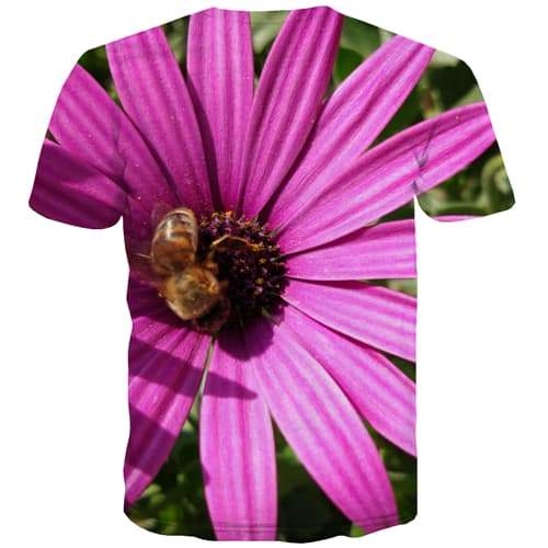 
Bee T-shirt Men Flower T-shirts Graphic Animal Tshirts Cool Leisure Tshirt Anime - KYKU
                