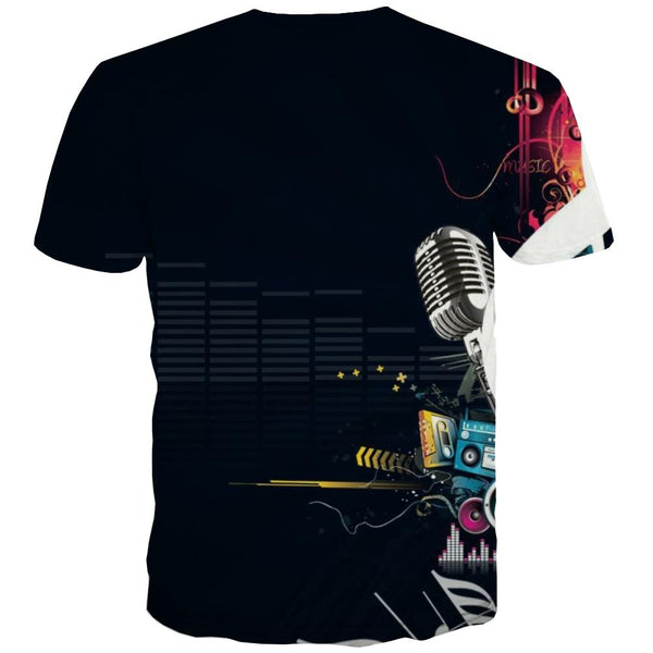 
Music T shirts Men Instrument Tshirts Casual Retro Tshirts Cool Electronic T shirts Funny
                