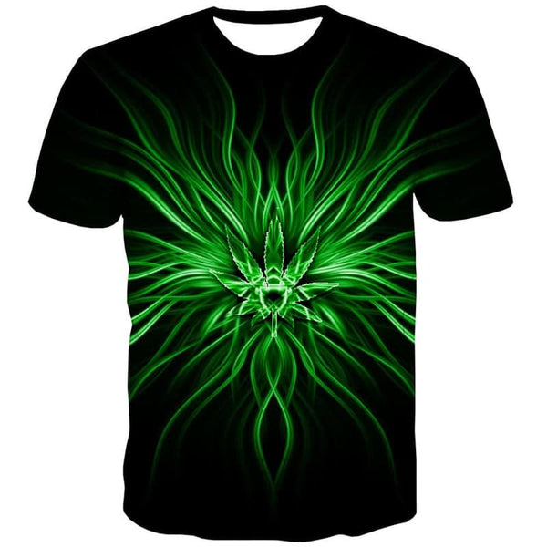 
Weeds T shirt Men Abstract Shirt Print Green Tshirts Casual Harajuku T-shirts 3d
                