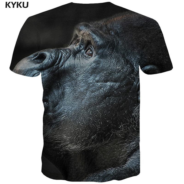 
Orangutan T-shirt Men Monkey Tshirt Printed Animal Tshirts Cool Harajuku Tshirt Anime - KYKU
                