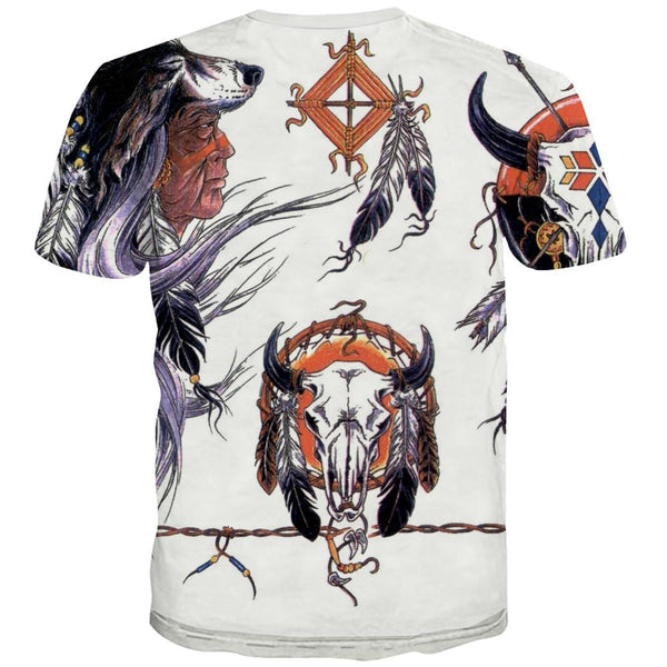 
Indians T-shirt Men Grassland T shirts Funny Sunset T-shirts Graphic War Tshirt Anime
                