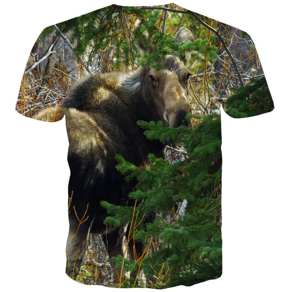 
Animal T shirts Men Forest T-shirts Graphic Harajuku Tshirt Anime Landscape T-shirts 3d
                