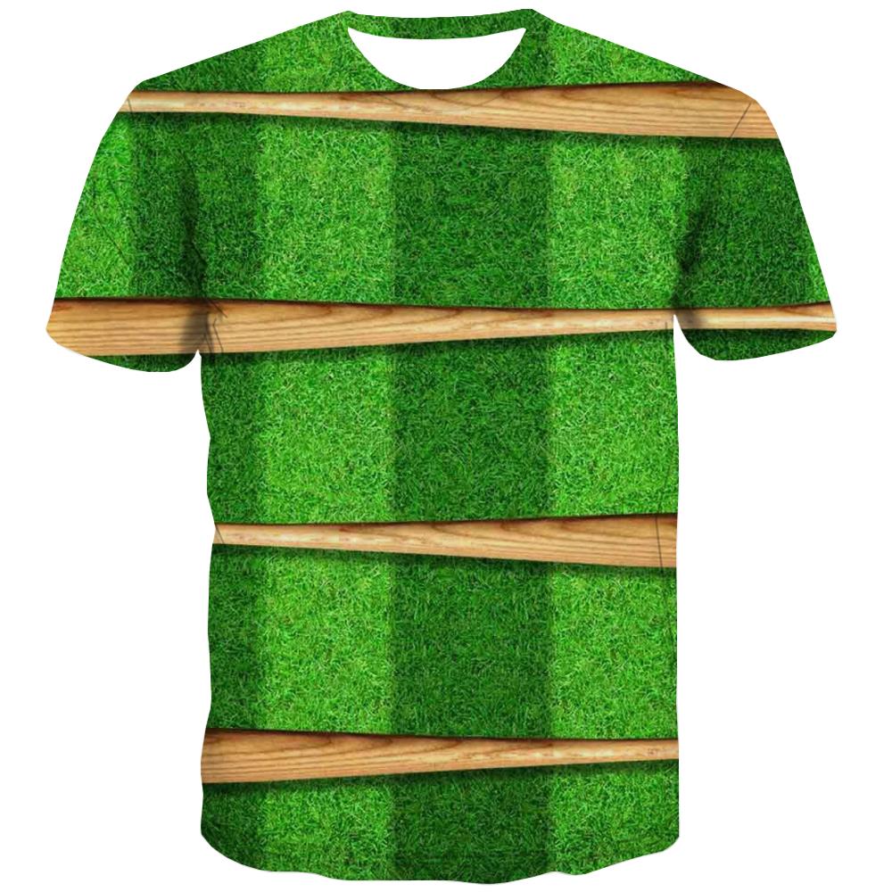 Baseball T-shirt Men Stadium Tshirt Anime Game Tshirts Cool White Shirt Print