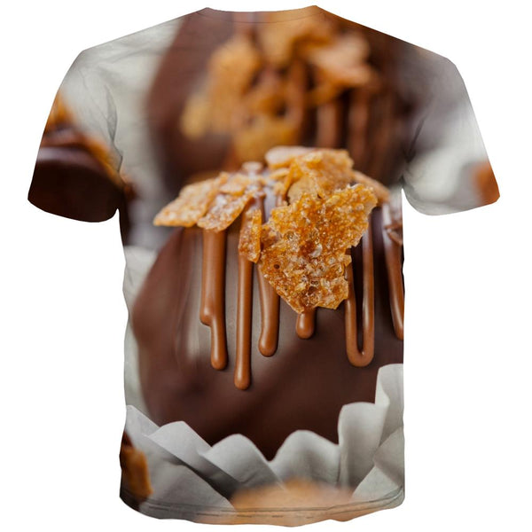 
Chocolate T shirts Men Brown T shirts Funny Delicious Tshirts Casual Bitter Tshirt Printed
                